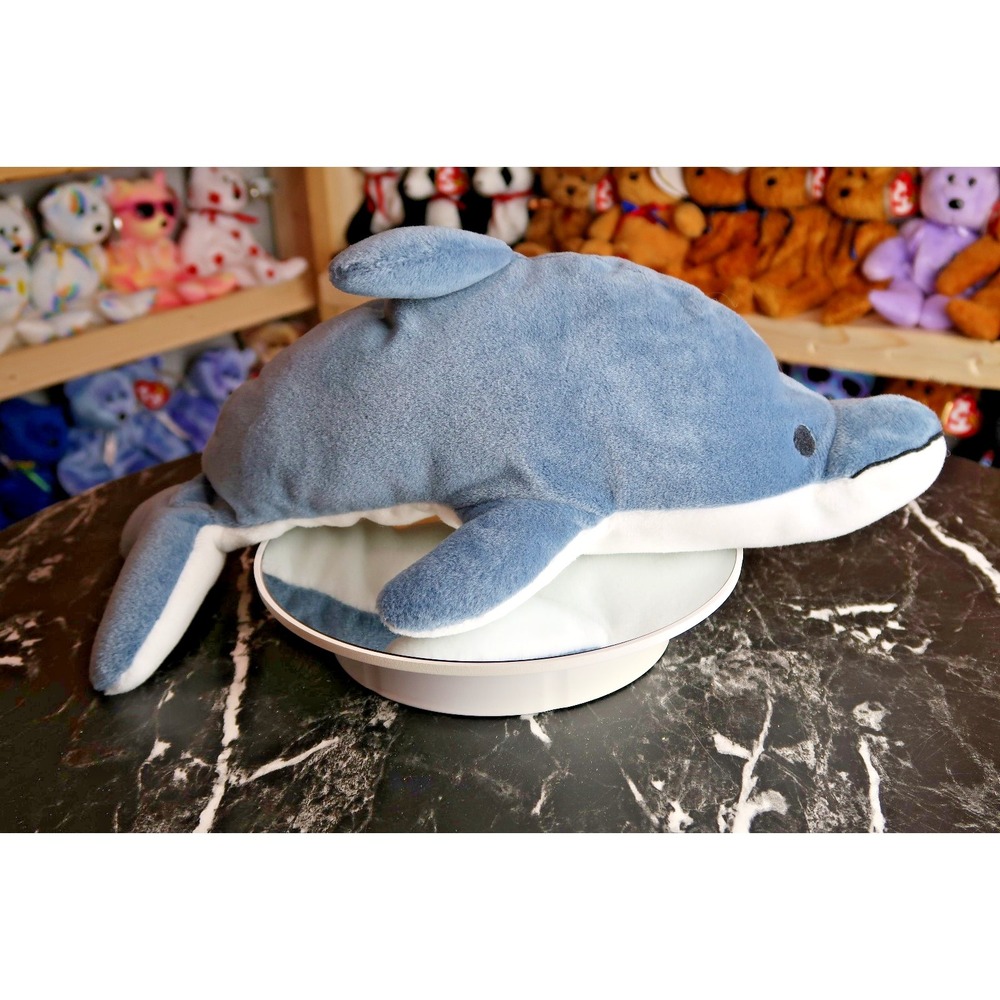 TY Pillow Pals - Glide the Dolphin | MWMT | Vintage | Rare - Picture 4 of 12